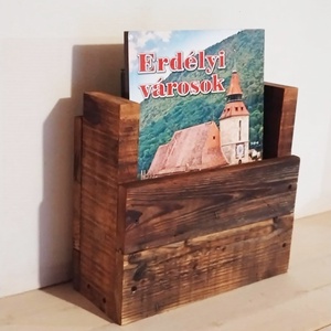 Rusztikus újságtartó, Otthon & Életmód, Tárolás & Rendszerezés, Újságtartó, Famegmunkálás, MESKA