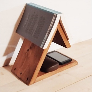 Könyvtartó - otthon & életmód - dekoráció - asztal és polc dekoráció - könyvtámasz - Meska.hu