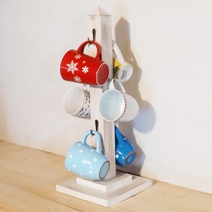 Bögretartó állvány, Otthon & Életmód, Konyhafelszerelés, tálalás, Tálalás, Bögre & Csésze, Famegmunkálás, MESKA