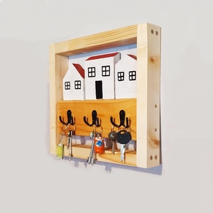 Fali kulcstartó, Otthon & Életmód, Dekoráció, Fali és függő dekoráció, Fali kulcstartó, Famegmunkálás, MESKA