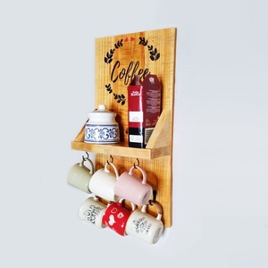 Fali bögretartó, Otthon & Életmód, Konyhafelszerelés, tálalás, Tálalás, Bögre & Csésze, Famegmunkálás, MESKA