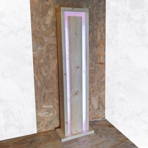 Lámpa, Otthon & Életmód, Lámpa, Állólámpa, Famegmunkálás, MESKA