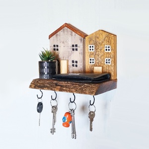 Fali kulcstartó, Otthon & Életmód, Dekoráció, Fali és függő dekoráció, Fali kulcstartó, Famegmunkálás, MESKA