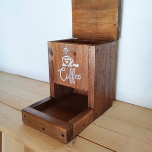 Kávé kapszula tároló - otthon & életmód - konyhafelszerelés, tálalás - konyhai tárolás - tea & kávé tárolás - Meska.hu