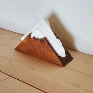 Szalvétatartó, Otthon & Életmód, Konyhafelszerelés, tálalás, Tálalás, Szalvétatartó, szalvétagyűrű, , Rusztikus szalvétatartó újrahasznosított fából, pácolt, lakkozott, 23 x 8,5 x 7,5 cm. 2500 Ft, MESKA