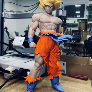 Goku SSJ1 - otthon & életmód - dekoráció - asztal és polc dekoráció - könyvszobor - Meska.hu