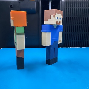 � Minecraft � Steve és Alex Figurák -  - Meska.hu