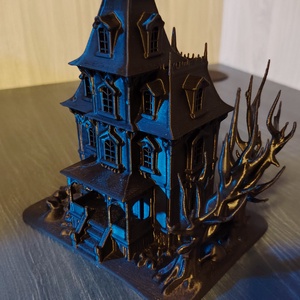 Az Addams Család háza - otthon & életmód - dekoráció - halloween - halloweeni asztaldísz - Meska.hu