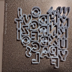 Betűs sütikiszúró, Otthon & Életmód, Konyhafelszerelés, tálalás, Sütés, főzés, Sütikiszúró, Mindenmás, MESKA