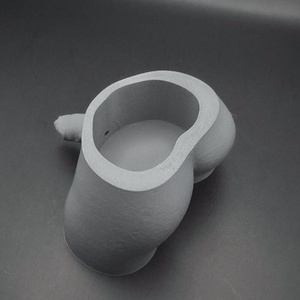 Férfi torzó kaspó (szakszerű vízelvezetéssel) :) - otthon & életmód - dekoráció - virágdísz és tartó - cserép & kaspó - Meska.hu