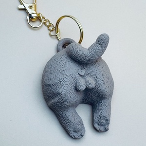 Macska segg kulcstartó - táska & tok - kulcstartó & táskadísz - kulcstartó - Meska.hu