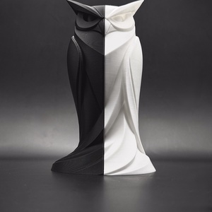 Modern fekete�fehér minimalista bagoly dísz� két részes, illesztett design , Otthon & Életmód, Dekoráció, Asztal és polc dekoráció, Asztaldísz, , MESKA