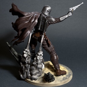 Star Wars Mandalorian szobor - kellékek & szerszámok - dekorációs kellékek - figurák - Meska.hu