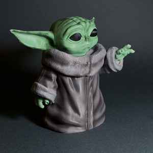 Star Wars Baby Yoda szobor, Kellékek & szerszámok, Dekorációs kellékek, Figurák, Festett tárgyak, Festészet, MESKA