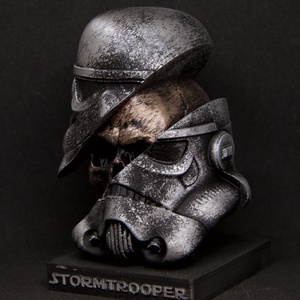 Star Wars szobrok Death Star, Death Trooper, Mandalorian és Stormtrooper - kellékek & szerszámok - dekorációs kellékek - figurák - Meska.hu