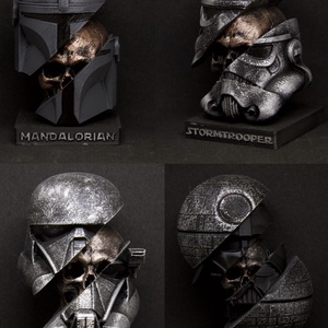 Star Wars szobrok Death Star, Death Trooper, Mandalorian és Stormtrooper - Meska.hu