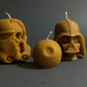 Star Wars   méhviasz gyertyacsomag (Dart Vader, StormTrooper, Death Star) , Otthon & Életmód, Gyertya, illat, aroma, Gyertya, Gyertya-, mécseskészítés, MESKA