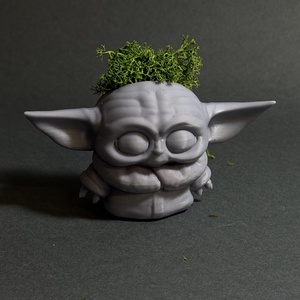 Star Wars Yoda kaspó - Meska.hu