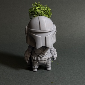Star Wars Mandalorian kaspó - Meska.hu