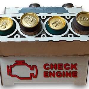 V8 Motor sörtartó  Ahol a sör találkozik a benzingőzzel! - otthon & életmód - konyhafelszerelés, tálalás - italos kellékek - sörtartó - Meska.hu