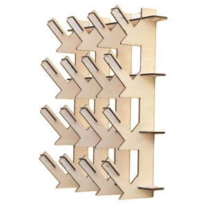 Cérnatartó fali állvány, 30x38cm, nagy kúpos kiszerelésű cérnákhoz, 16 spulni - otthon & életmód - lakástextil - varrókellék - Meska.hu