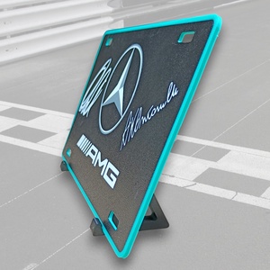 3D Nyomtatott Mercedes-AMG F1 Asztali Dísz  George Russell és Andrea Kimi Antonelli aláírásokkal - otthon & életmód - dekoráció - asztal és polc dekoráció - asztaldísz - Meska.hu