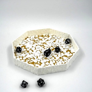 Aranybánya dobókocka tálca - Meska.hu