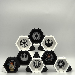 Star Wars - LEGO moduláris minifigura tartó, Otthon & Életmód, Tárolás & Rendszerezés, Fali tároló, Mindenmás, MESKA