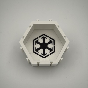 STAR WARS - LEGO moduláris minifigura tartó (hexa), Otthon & Életmód, Tárolás & Rendszerezés, Fali tároló, Mindenmás, Egyedi, hatszög alakú, moduláris minifigura tartó akasztóval. Az elemek szabadon kombinálhatók, így..., MESKA