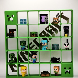 Minecraft Kinder Joy figura tartó, Otthon & Életmód, Tárolás & Rendszerezés, Íróasztali tároló, Mindenmás, MESKA