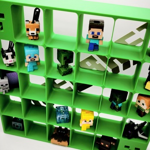 Minecraft Kinder Joy figura tartó - otthon & életmód - tárolás & rendszerezés - íróasztali tároló - Meska.hu