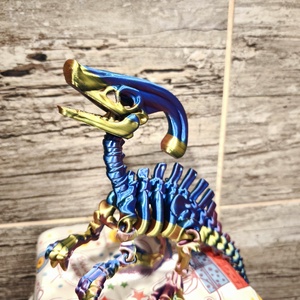 Csontváz dinó Parasaurolophus - játék & sport - plüssállat & játékfigura - plüss dínók - Meska.hu