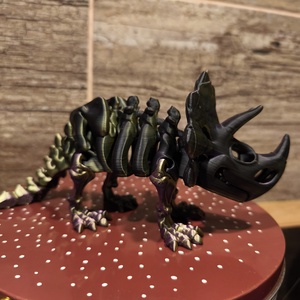 Csontváz dinó Triceratops  - játék & sport - plüssállat & játékfigura - plüss dínók - Meska.hu