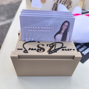 Névjegykártya tartó  - otthon & életmód - papír, írószer - névjegykártya - Meska.hu