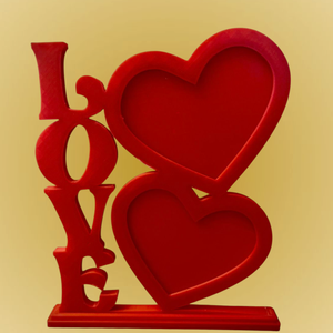 Love feliratos fényképtartó, Otthon & Életmód, Dekoráció, Kép & Falikép, Képkeret, Mindenmás, MESKA