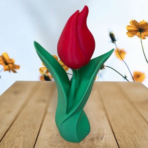 Tulipán 3D nyomtatott  - Meska.hu
