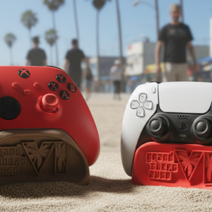 GTA VI Playstation5 kontroller tartó, Otthon & Életmód, Tárolás & Rendszerezés, Kontroller tartók, Mindenmás, MESKA