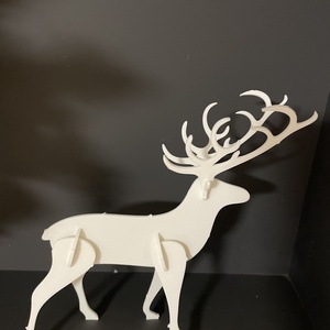 3D Kirakható Rénszarvas Dekor - karácsony - karácsonyi lakásdekoráció - karácsonyi lakásdíszek - Meska.hu