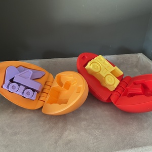 3D Nyomtatott Meglepetés Tojás - játék & sport - kisautók, járművek - játékautó - Meska.hu