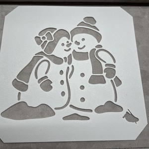 3D Nyomtatott Karácsonyi és Ünnepi Sablonok - tóspray-hez, krétafilchez - otthon & életmód - dekoráció - ajtó- és ablak dekoráció - ablakdísz - Meska.hu