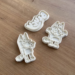 3D Nyomtatott Sütikiszúró és Szaggató � Bluey , Otthon & Életmód, Konyhafelszerelés, tálalás, Sütés, főzés, Sütikiszúró, , MESKA