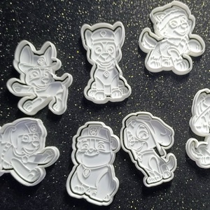 3D nyomtatott sütikiszúró és szaggató � Mancs őrjárat figurák (darabonként rendelhető) - otthon & életmód - konyhafelszerelés, tálalás - sütés, főzés - sütikiszúró - Meska.hu