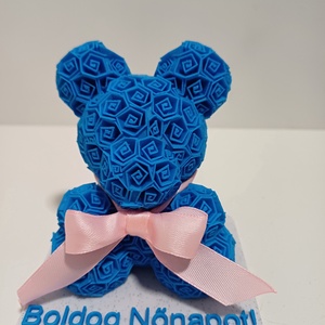 Rózsa maci, Otthon & Életmód, Dekoráció, Asztal és polc dekoráció, Asztaldísz, Mindenmás, MESKA