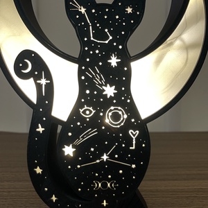 Galaxis cica könyvtámasz (book nook), Otthon & Életmód, Dekoráció, Asztal és polc dekoráció, Könyvtámasz, Mindenmás, MESKA