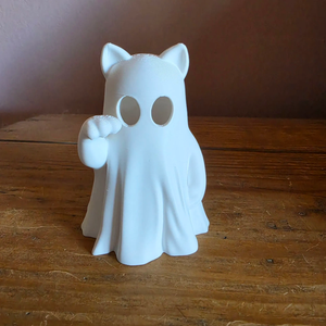 Cica szellem  - otthon & életmód - dekoráció - halloween - halloweeni figurák - Meska.hu