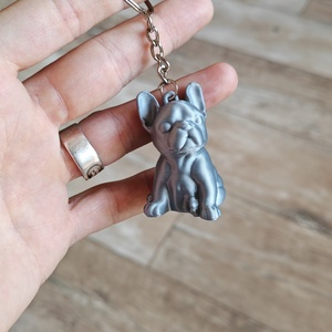 Francia Bulldog Kulcstartó / Táskadísz - Meska.hu
