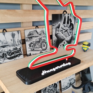 Forma-1 Hungaroring asztali dísz - otthon & életmód - dekoráció - asztal és polc dekoráció - asztaldísz - Meska.hu