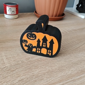 Halloween Tök Lámpás � 4 Varázslatos Mintával - otthon & életmód - dekoráció - halloween - halloweeni asztaldísz - Meska.hu