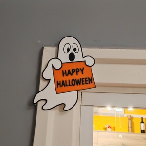 Halloweeni Szellemes Ajtódekoráció - otthon & életmód - dekoráció - halloween - halloweeni ajtódíszek és ablakdíszek - Meska.hu