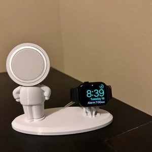 Iphone és Apple Watch töltőállomás - otthon & életmód - dekoráció - asztal és polc dekoráció - asztaldísz - Meska.hu
